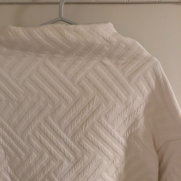 Zara white mock neck crop top - Picture 2 of 2